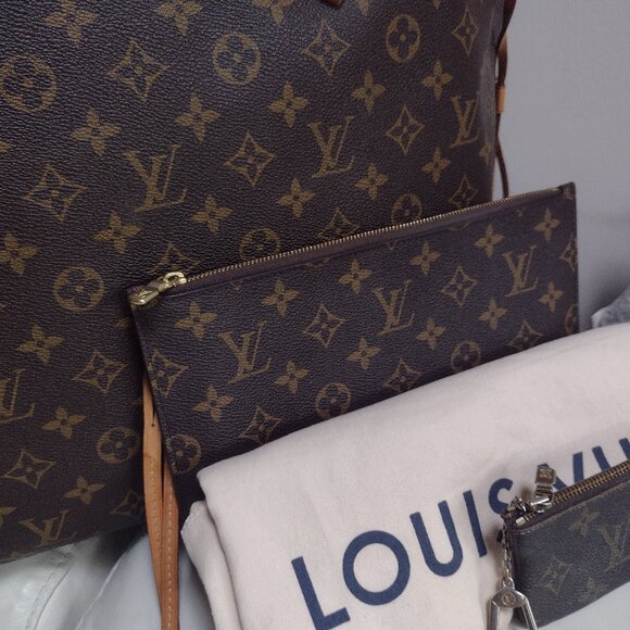 💯% Authentic Louis Vuitton XXL Neverfull GM 3-Piece Full Set Bundle❤️ - Picture 13 of 15